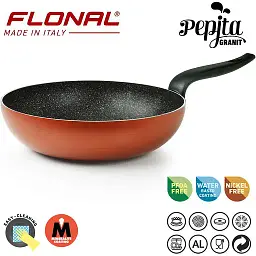 Сковорода Вок Flonal Pepita Granit 32 см (PGFWO3250) - мініатюра 7