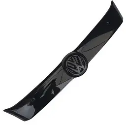 Зимова накладка на решітку радіатора Volkswagen Caddy 2010- Глянець (Voron Glass) - мініатюра 3