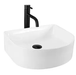 Умивальник Rea Clara 40x35 white (REA-U0631), Глянцева