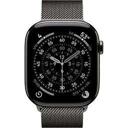 Смарт-годинник Apple Watch Series 11 GPS + Cellular 46mm Slate Titanium Case with Slate Milanese Loop S/M (MFD34) [151115] - мініатюра 2