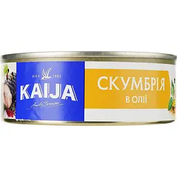 Скумбрія Kaija атлантична в олії 240 г (569601)