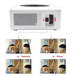 Проєктор FullHD Panoplus MSK XPRO c WiFi з Screen Mirroring 10000 lm Bluetooth та контрастністю до 10000 для презентацій шкіл та ВНЗ + Доставка в комплекті (P00647_8399) - мініатюра 4