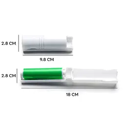 Багаторазовий липкий ролик для чищення одягу Semi Mini складаний Green - мініатюра 4