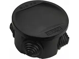 Коробка розподільча АСКО 50мм х 50мм РК 50*50 UAtmo Jet Black (уп. 25шт)