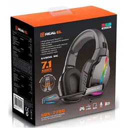Навушники Real-El GDX-7780 Black (GDX-7780 Black) - мініатюра 11