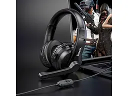 Навушники з мікрофоном Hoco W103 Magic Black (6931474741615) - мініатюра 6