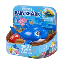 Інтерактивна іграшка для ванни Robo Alive Junior Daddy Shark (25282B) - мініатюра 6