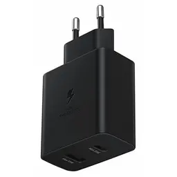 Зарядний пристрій Samsung 35W PD Power Adapter Duo Black (EP-TA220NBEGRU)