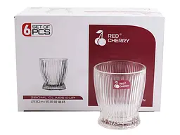 Набір склянок RED CHERRY 280 мл 6 шт 8395JW