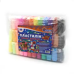 Пластилін супер легкий "JO" /34SL7712-36/ 36кол. * 9гр. (1/60)