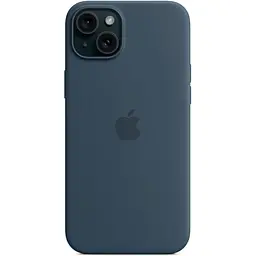 Чохол Silicone Case with MagSafe для Apple iPhone 15 Plus Storm Blue ААА [94558] - мініатюра 2