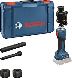 Акумуляторний гідравлічний пробійник Bosch GLH 18V-60 Professional без акб і з/п, з комплектом насадок у XL-BOXX