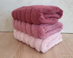 Набір турецьких махрових рушників Cestepe MicroCotton Premium 3 штуки 50x90 Ezgi 5 щільність 600 г/м2 - мініатюра 5