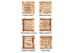 Головоломка ClueBox - Escape room in a box: Cambridge Labyrinth (ВР_ГКБЕРКЛ) - мініатюра 4