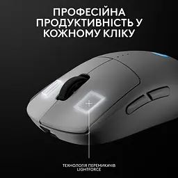 Миша Logitech G PRO 2 Wireless LIGHTSPEED - WHITE (L910-007302) (7031689) - мініатюра 4