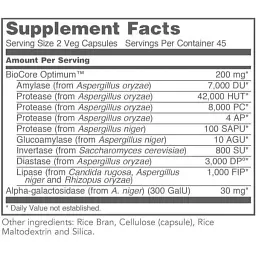 Травні ферменти Protocol for Life Balance Biocore Enhanced Enzymes 90 капсул - мініатюра 2