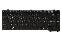 Клавiатура для ноутбука TOSHIBA Satellite L600 чорний, чорний фрейм (KB311958)