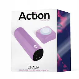 Вібратор Action Dhalia 7.7 см (бузковий) - мініатюра 8