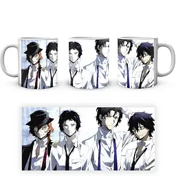 Кухоль GeekLand Bungou Stray Dogs Проза Бродячих Псів Рампо Акутагава Дазай Чуя BSD 06 330 мл білий - мініатюра 4