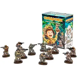 Набір дерев'яних фігурок PuzzleOk Солдатики Puz-22933 15 фігурок
