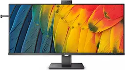 TFT 40" Philips 40B1U5601H, WQHD, IPS, 100Гц, 2х HDMI, DP, 2 х USB-С, USB-hub, webcam, HAS, кол