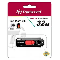 Flash Drive Transcend JetFlash 590 32GB (TS32GJF590K) Black - мініатюра 5
