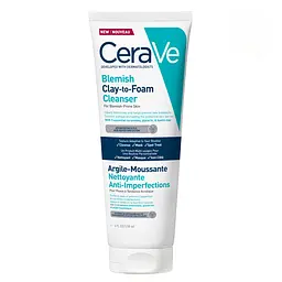 Засіб очищувальний CeraVe з глиною мультифункціональний для шкіри обличчя схильної до недосконалостей 118 мл