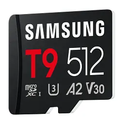 Карта пам'яті Samsung 512GB microSDXC class 10 UHS-I U3 V30 A2 T9 (MB-MH512T/WW) - мініатюра 2