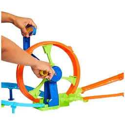 Ігровий набір Hot Wheels Stunt tracks Перегони на віражах (JBX65) - мініатюра 5