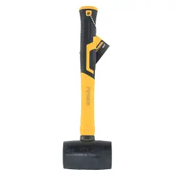 Киянка гумова чорна 340г фібергласова рукоятка SIGMA (4317351)