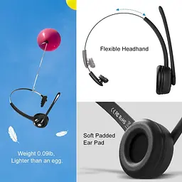 Bluetooth-гарнітура Mpow бездротова моно накладний навушник PRO з мікрофоном - мініатюра 6