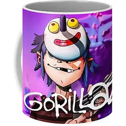 Кухоль GeekLand Gorillaz Горилаз CP 03.188 330 мл білий - мініатюра 3