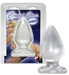 Прозора анальна пробка Crystal Clear Big Plug