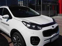 Дефлектор капоту мухобійка для Kia Sportage 2016- - мініатюра 2