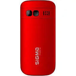 Мобільний телефон Sigma mobile Comfort 50 Easy Red (4827798585221) UA-UCRF [131384] - мініатюра 2