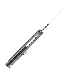 Ніж складаний туристичний SRM Retriever 9203-AK (9 см) 140Cr / G10 чорно-сірий - мініатюра 4