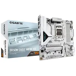 Материнська плата Gigabyte B850M EAGLE WIFI6E ICE (B850M EAGLE WIFI6E ICE) (Socket AM5, AMD B850, Micro-ATX) - мініатюра 4