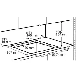 Робоча поверхня Electrolux KGS 64562 SX - мініатюра 10