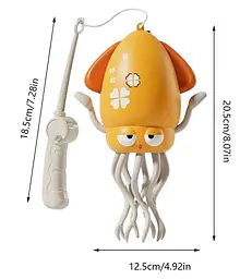 Танцюючий восьминіг Squid Electric Dance музична іграшка для дітей Жовтий - мініатюра 3