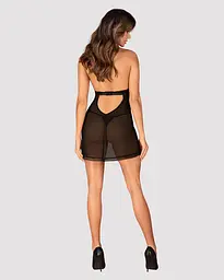 Комплект Obsessive Medilla chemise (Чорний, M/L) Obsessive 100440 96933 - мініатюра 2