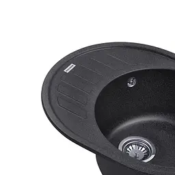 Кухонна мийка Kroner KRP Komposit GRB - 6250 (CV027416) - мініатюра 3