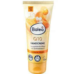 Крем для рук Balea Q10 mit Aprikosenöl із коензимом Q10 та SPF 15, 100 мл
