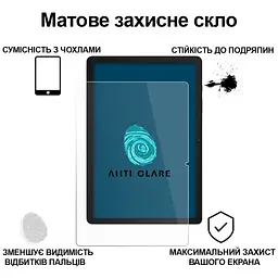 Скло захисне BeCover Matte Anti-Glare Samsung Galaxy Tab A11 Plus SM-X236B 11.0" (713939) - мініатюра 2