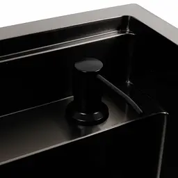 Кухонна мийка прихована чорна Platinum TZ 50x50, Чорний - мініатюра 3