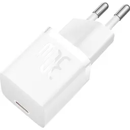 Мережевий зарядний пристрій Baseus GaN5 Fast Charger (mini) 1C 30W White (CCGN070502) [96290] - мініатюра 2