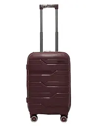 Валіза маленька S поліпропілен Milano bag 0306 56×35×24см 33л Бордова