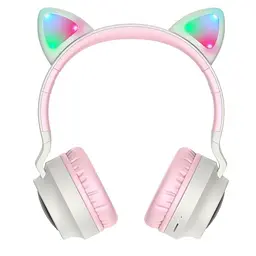 Навушники Hoco W27 Cat ear сірі (6931474718457) - мініатюра 3