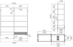 Витяжка Elica OPEN SUITE SUPERIOR BL MAT/F/160 - мініатюра 16