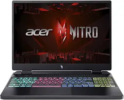 Ноутбук Acer Nitro 16 AN16-41 16' WQXGA IPS, AMD R7-7735HS, 32GB, F1TB, NVD4070-8, Lin, чорний (NH.QKDEU.001)
