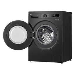 Пральна машина LG фронтальна, 9кг, 1200, A+++, 55см, дисплей, пара, інвертор, чорний (F2Y1VS5J) - мініатюра 4